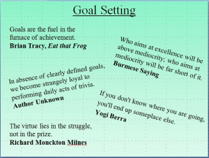 Quotes About Setting Goals