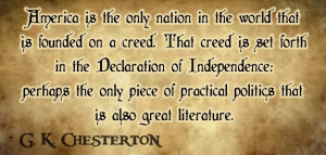 Chesterton's Quote about America
