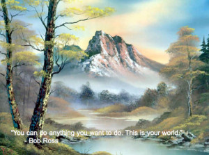 ... funny bob ross painting quote funny captions bob ross date you