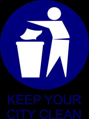 Keep Ur City Clean clip art