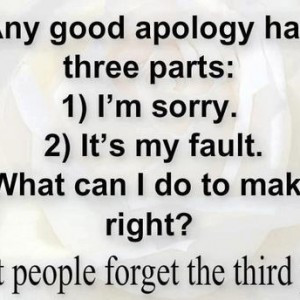 Sarcastic apology quotes
