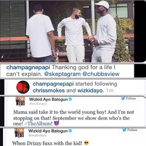 Drake Quotes Wizkid Lyrics + Follows Him On Instagram (PHOTO ...
