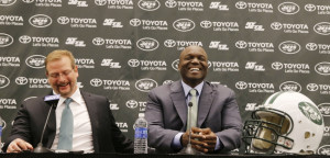 ... new york jets new general manager mike maccagnan left and new head