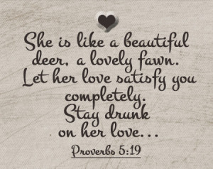 SHE'S LIKE A BEAUTIFUL DEER... - FREE Valentine Day Bible Verses.....