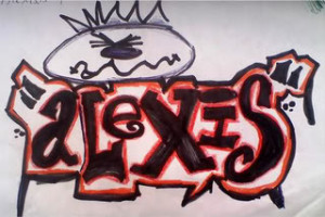The Name Alexis Graffiti