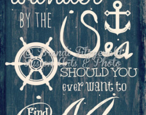 ... Quote Nautical Decor as seen on Zulily. Choose Lustre Print, Canvas or