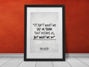 Jane Austen Quote printable print art Sense by InspirationalQuote, $5 ...