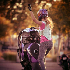 Leah Petersen Is A Girl Who Loves To Wheelie