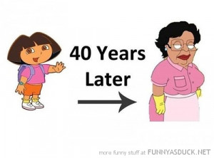 dora explorer 40 years later mexican cleaning lady consuela family guy ...