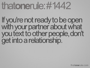 Open Relationship...