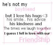 He's Not My Boyfriend - Friendship