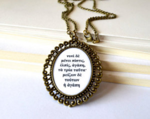 Faith And Hope Quotes Bible Bible quote necklace, faith