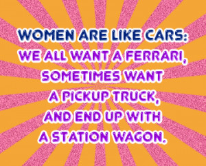 Funny: Women are like Cars…