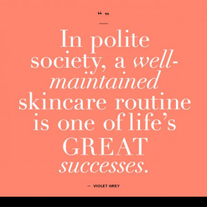 ... GREY | #IPS | in polite society... | beauty quotes | skin care advice