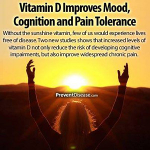 Vitamin D Improves Mood, Cognition and Pain Tolerance-