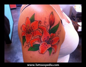 Orange Tiger Lily Tattoo Meaning