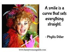 Humor, smile, Phyllis Diller