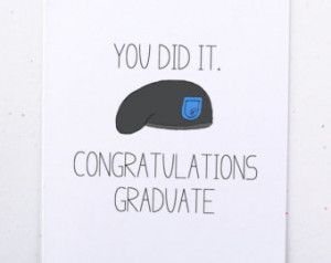 ... training graduation card.For a military soldier card. Little sloth
