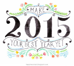 Happiness is... 2015 Calendar - 12 x hand lettered quotes and ...