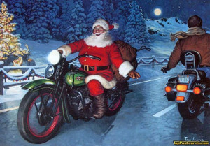 Motorcycle and Biker Christmas Greeting Cards, Motorcycle - Motorcycle ...