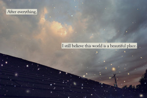 anne frank, ght, light, lights, quote, sky, sun