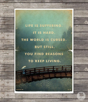 Princess Mononoke Quote Poster by Cinema Studio