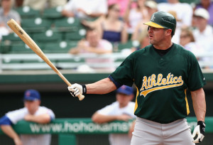 Jason Giambi & Baseball Bats