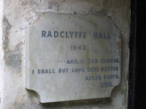 Radclyffe Hall's Grave at Highgate Cemetery