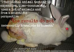 Why Animal Testing Doesn't Help Humans, more here: www.peta.org/... # ...