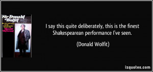 More Donald Wolfit Quotes