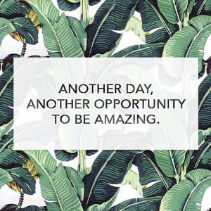 Each day is a new beginning.Source: Instagram user fiveamoreganics