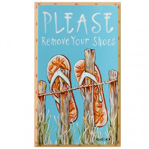 please remove your shoes share please remove your shoes sign flip ...