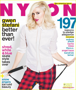 Gwen Stefani Covers 'Nylon' November 2012 - Exclusive Pic & Quote!