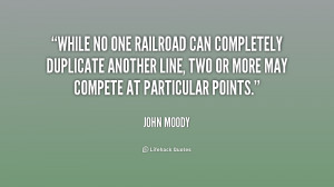 While no one railroad can completely duplicate another line, two or ...
