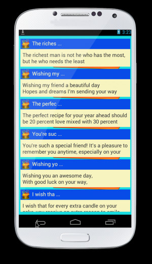 Birthday wishes - screenshot