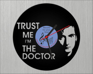 Dr Who Vinyl Record Clock, Dr Who Quote Quotes, Cool gift ideas for ...