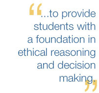 Welcome to Professionalism & Ethics!