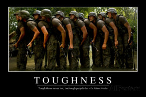 Toughness: Inspirational Quote and Motivational Poster Photographic ...