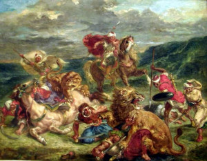 ago edit reply quote quick reply the lion hunt by eugene delacroix