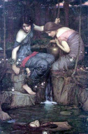 Waterhouse's Nymphs Finding the Head of Orpheus .