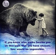 accepting you for who you are quotes - bear totem More