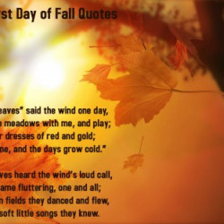 Autumn First Day of Fall Quotes Wallpapers.
