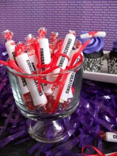 ... Congratulations!” These make a cute candy favor for the guests. More