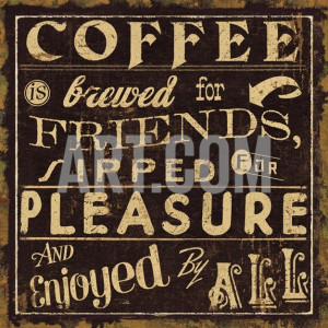 Coffee and friends, the perfect blend