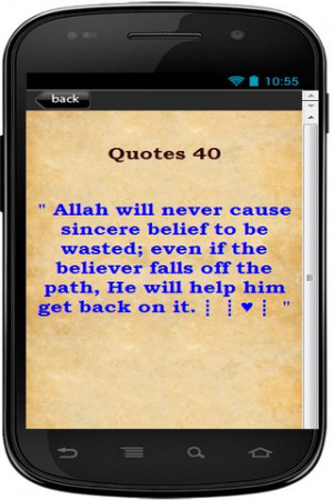 Best Islamic Quotes App 1.0 screenshot 3