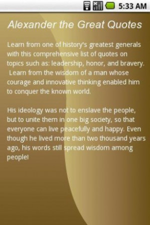 Quotes by Alexander the Great