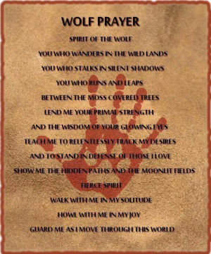 Warrior's prayer