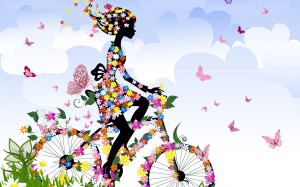 wallpaper lady on bike cartoon categories cartoons downloads 4791 ...