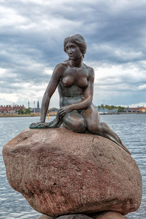 Copenhagen - the little mermaid statue - 2013