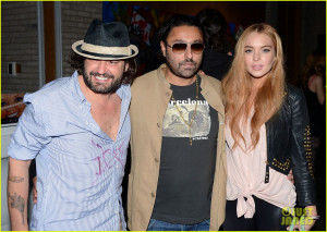 Lindsay Lohan at Domingo Zapata‘s Life Is A Dream art exhibition NYC ...
